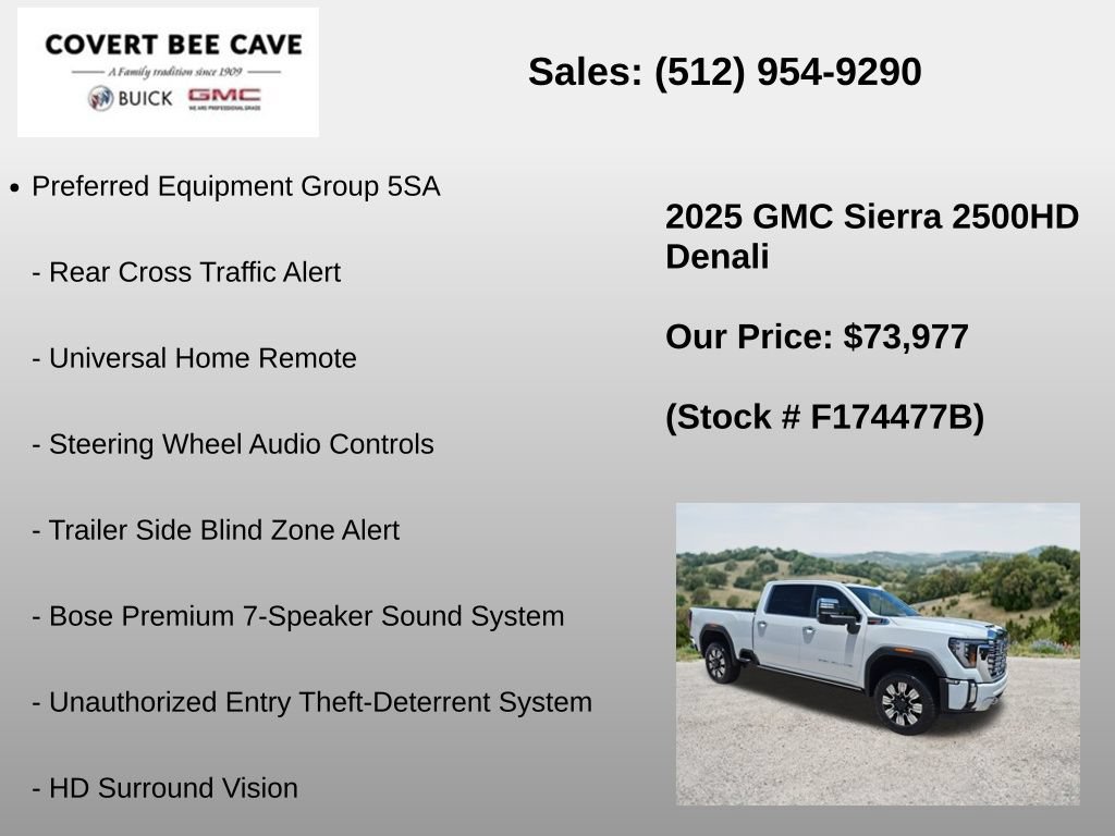 Used 2025 GMC Sierra 2500 Denali w/ Denali Reserve Package AWD/4WD image 30