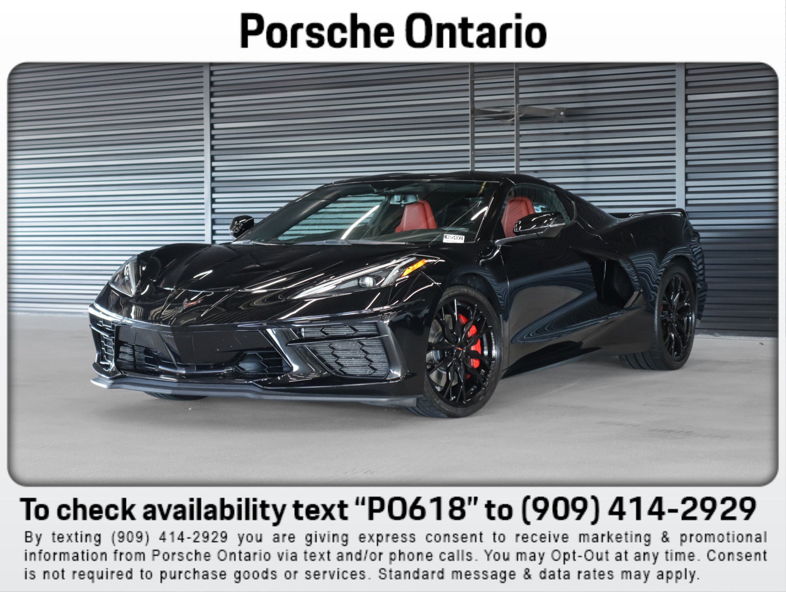 Used 2023 Chevrolet Corvette Stingray Coupe w/ Z51 Performance Package RWD image 1