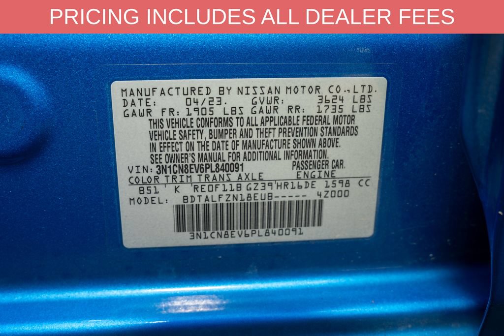 Used 2023 Nissan Versa SV FWD image 19