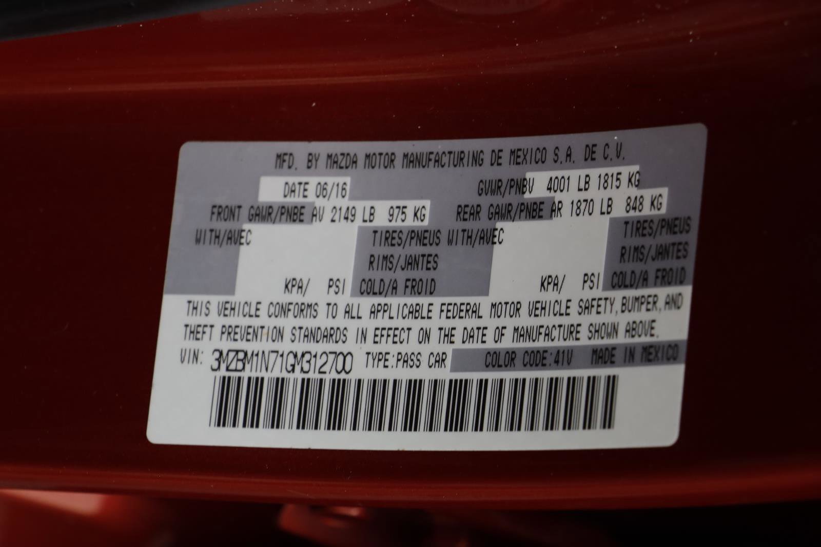 Used 2016 MAZDA MAZDA3 i Grand Touring image 24