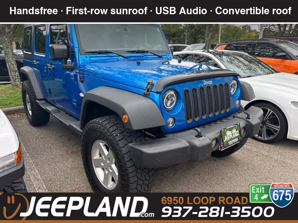 Used 2016 Jeep Wrangler Unlimited Sport w/ Quick Order Package 24S