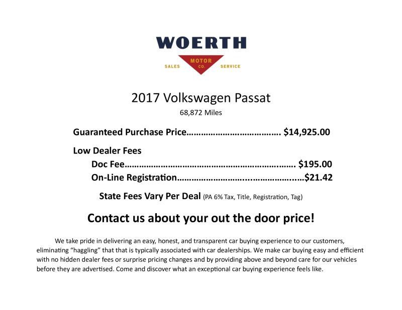 Used 2017 Volkswagen Passat 1.8T SE FWD image 3