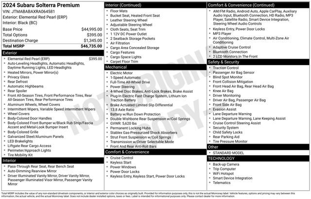 Certified 2024 Subaru Solterra Premium image 13