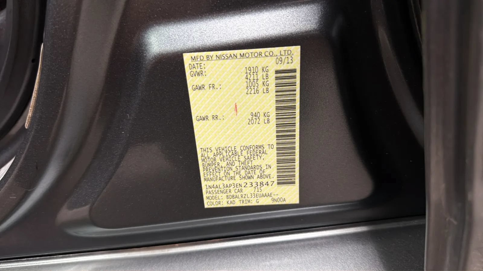 Used 2014 Nissan Altima 2.5 S w/ Display Audio Package FWD image 25