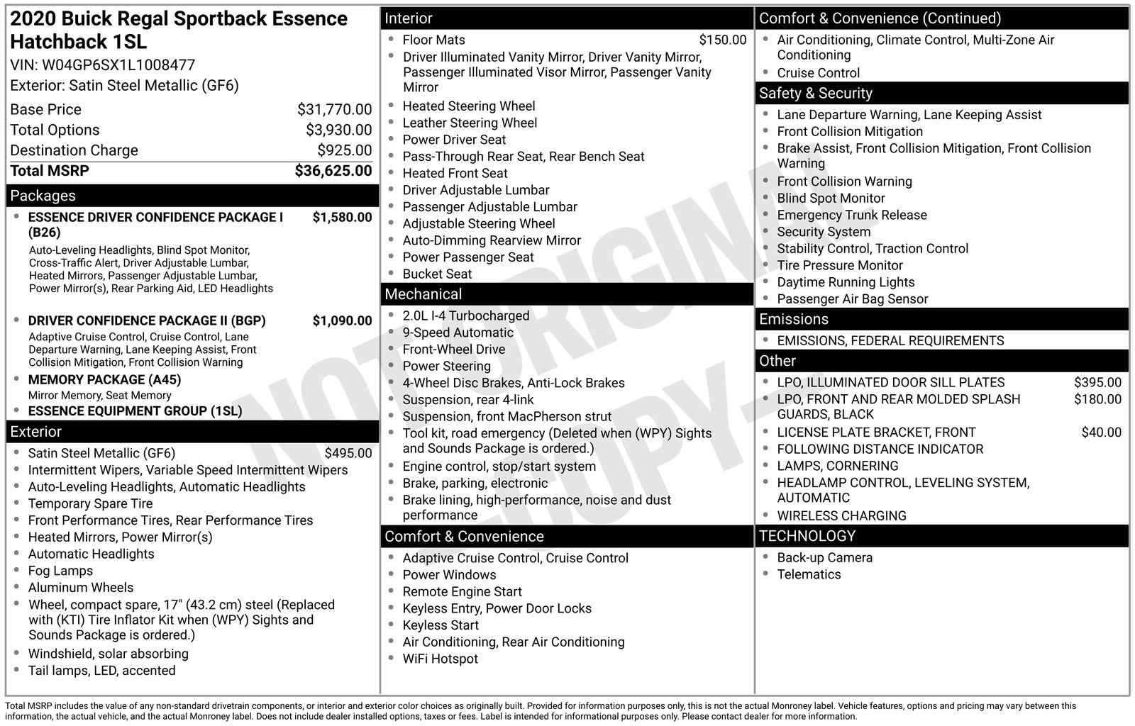 Used 2020 Buick Regal Essence image 11