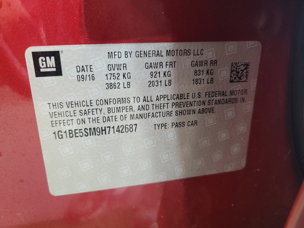 Used 2017 Chevrolet Cruze LT w/ Convenience Package image 33