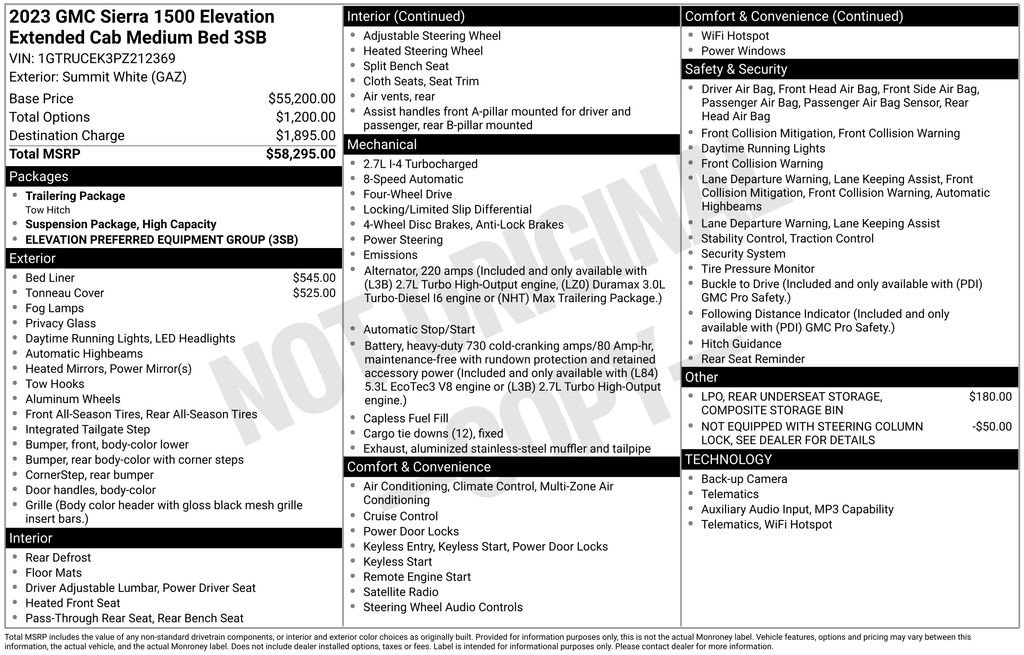 Certified 2023 GMC Sierra 1500 Elevation AWD/4WD image 32