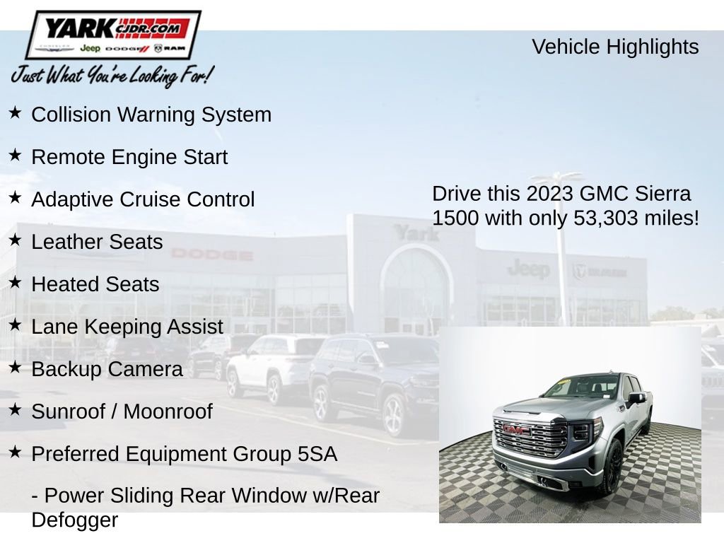 Used 2023 GMC Sierra 1500 Denali w/ Denali Reserve Package image 8