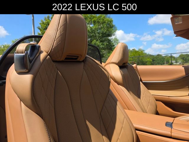Used 2022 Lexus LC 500 Convertible w/ Touring Package RWD image 11