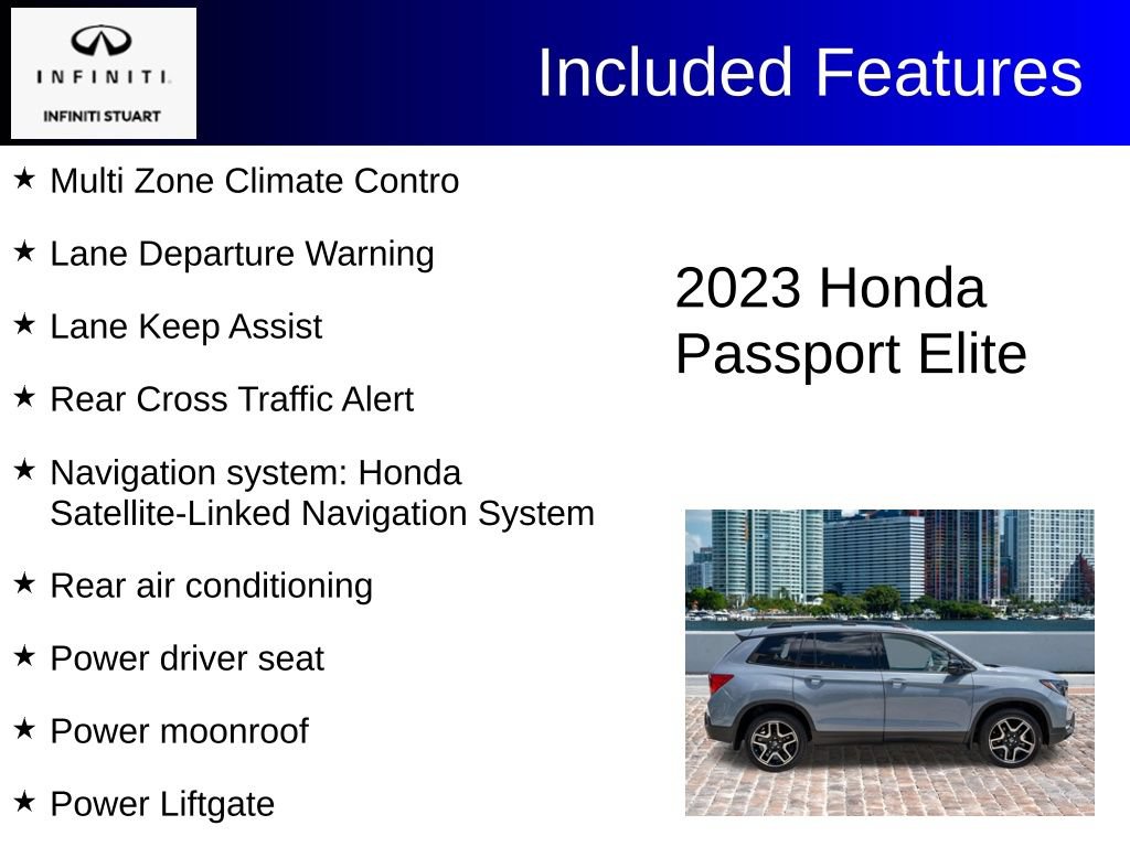 Used 2023 Honda Passport Elite image 3