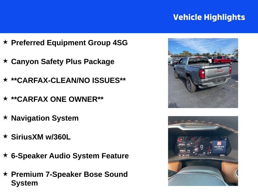 Used 2024 GMC Canyon AT4 w/ Canyon Safety Plus Package image 4