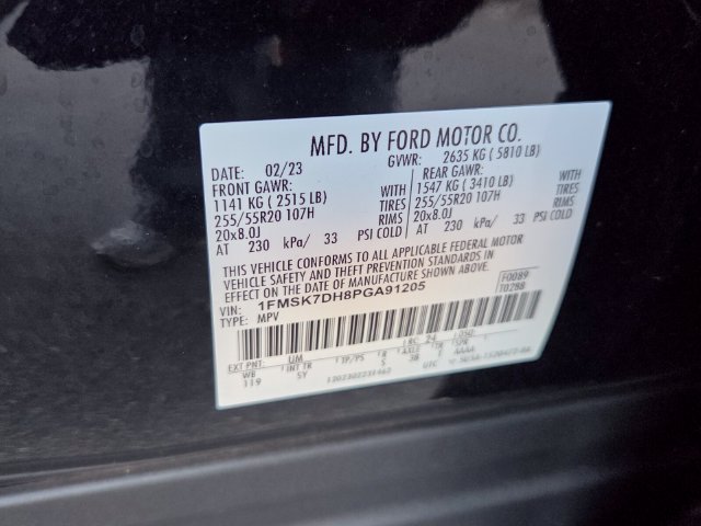 Used 2023 Ford Explorer XLT w/ Equipment Group 202A RWD image 7