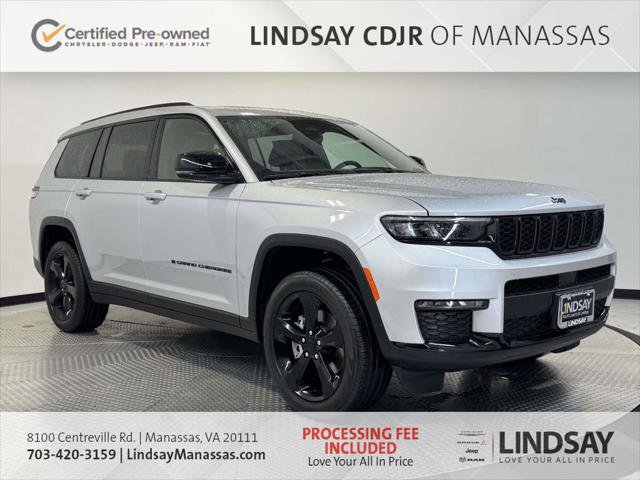 Certified 2025 Jeep Grand Cherokee L Limited w/ Black Appearance Package