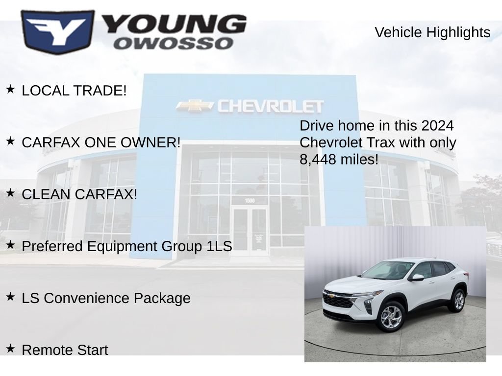 Used 2024 Chevrolet Trax LS w/ LS Convenience Package FWD image 7