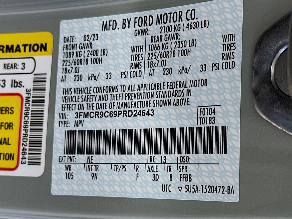 Used 2023 Ford Bronco Sport Outer Banks AWD/4WD image 37