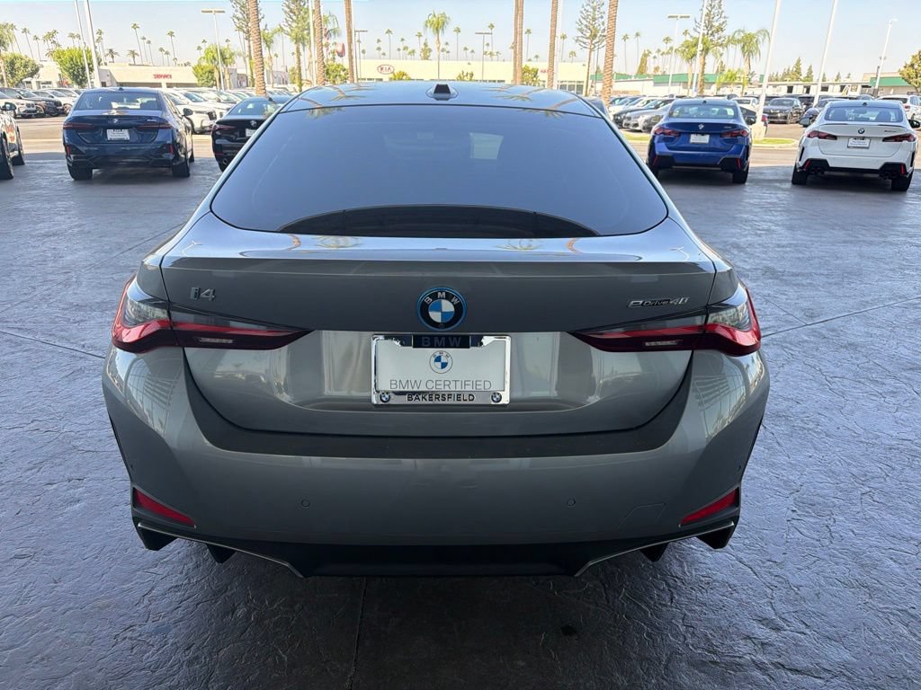 Certified 2023 BMW i4 eDrive40 w/ Premium Package RWD image 4