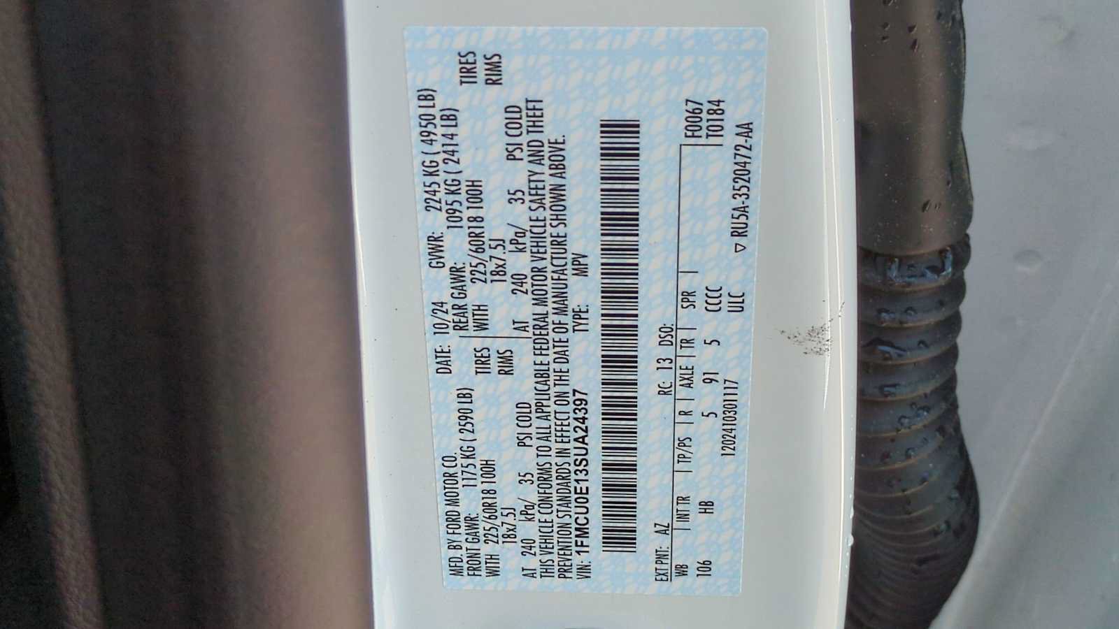 New 2025 Ford Escape SE FWD image 32