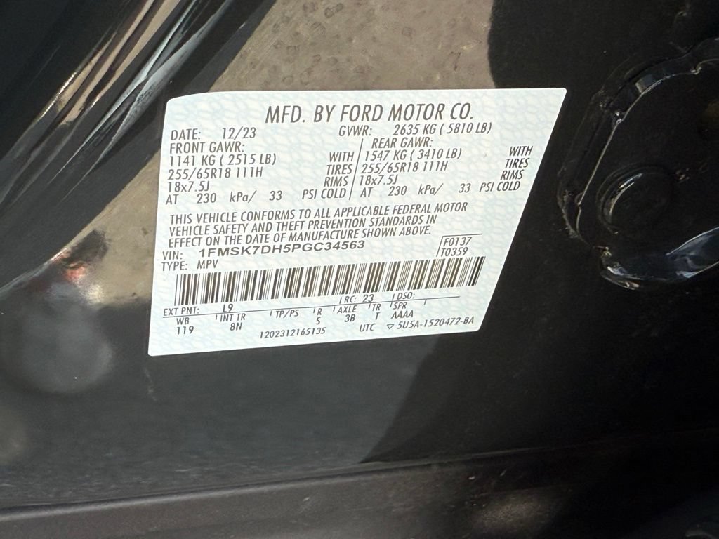 Used 2023 Ford Explorer XLT RWD image 35