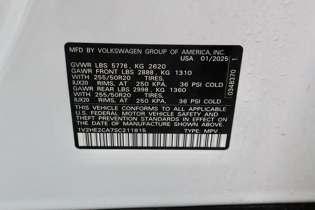 Used 2025 Volkswagen Atlas Cross Sport SE image 32