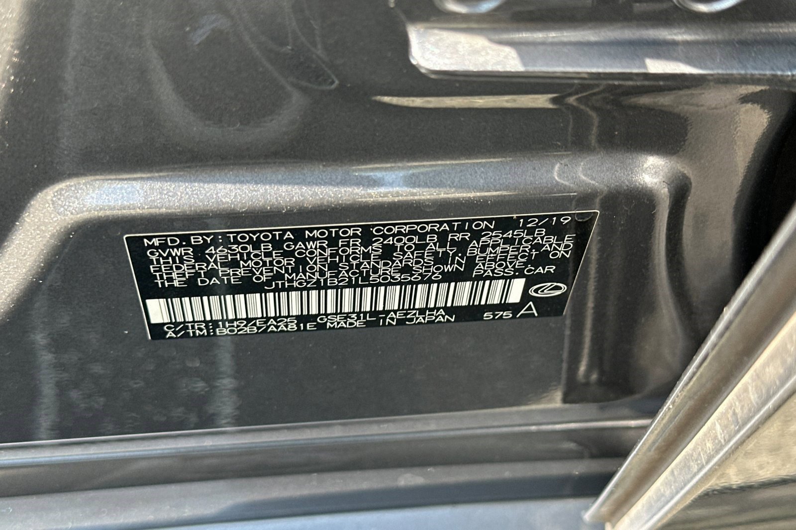 Certified 2020 Lexus IS 350 F Sport w/ F Sport Package image 22