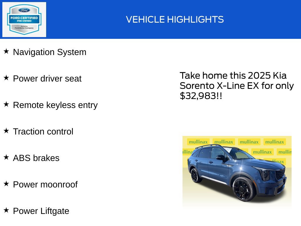 Used 2025 Kia Sorento X-Line EX AWD/4WD image 18