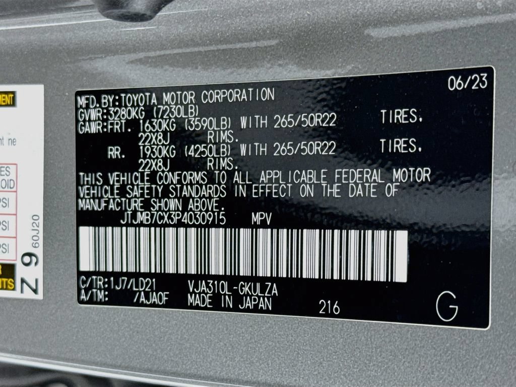 Used 2023 Lexus LX 600 F Sport AWD/4WD image 34
