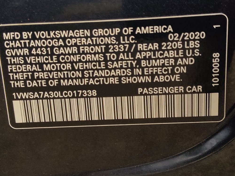 Used 2020 Volkswagen Passat 2.0T SE FWD image 33