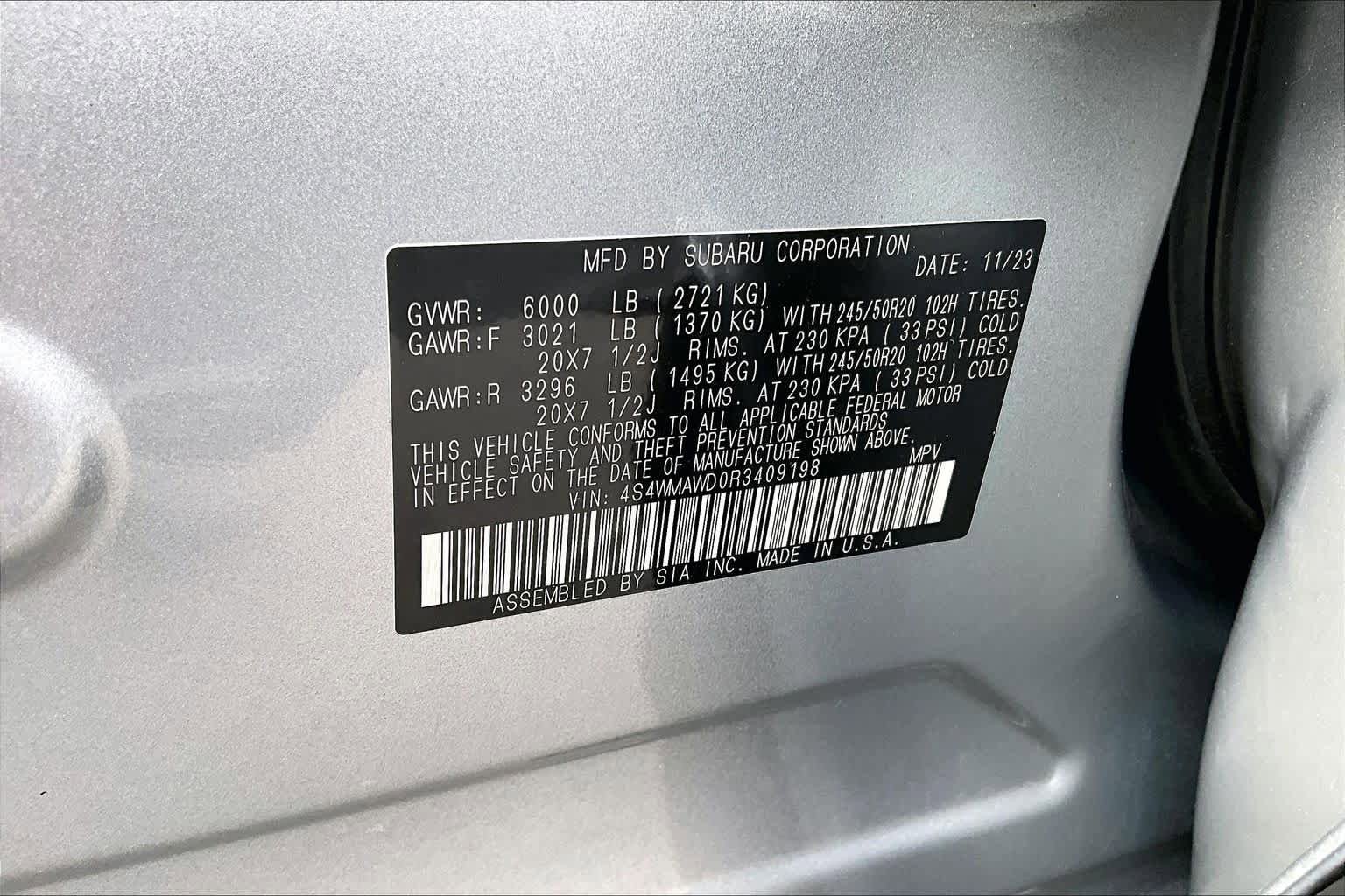 Used 2024 Subaru Ascent Touring image 33