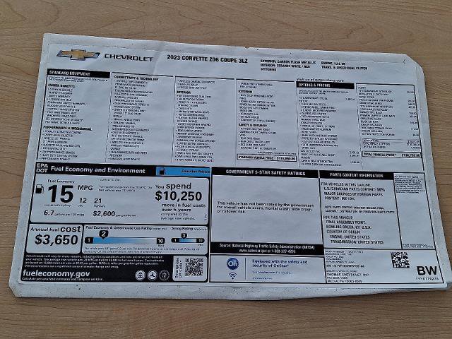Used 2023 Chevrolet Corvette Z06 image 32
