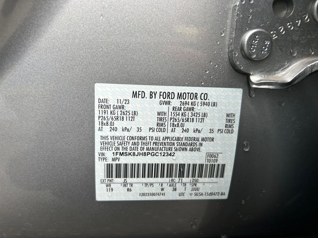 Used 2023 Ford Explorer Timberline w/ Timberline Technology Package image 34