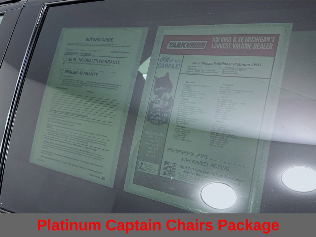 Certified 2023 Nissan Pathfinder Platinum image 14