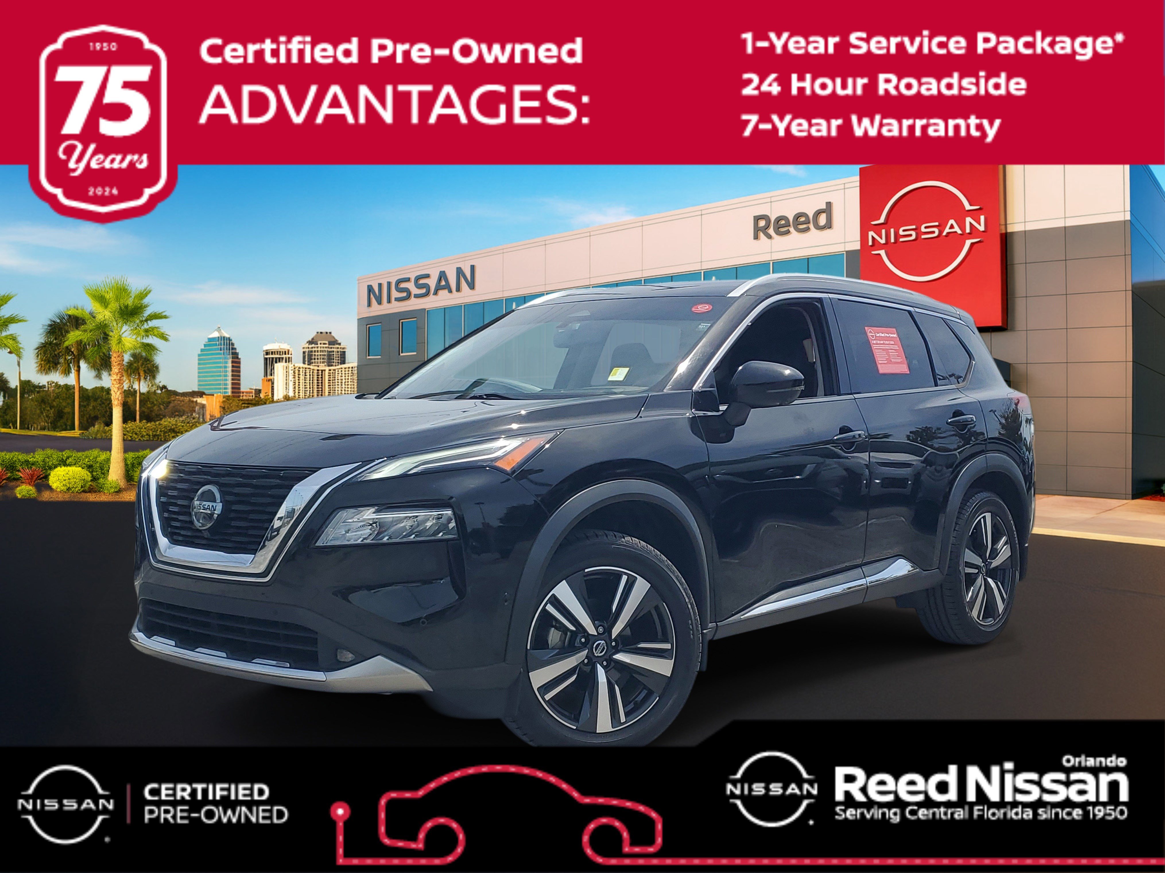 Certified 2021 Nissan Rogue Platinum