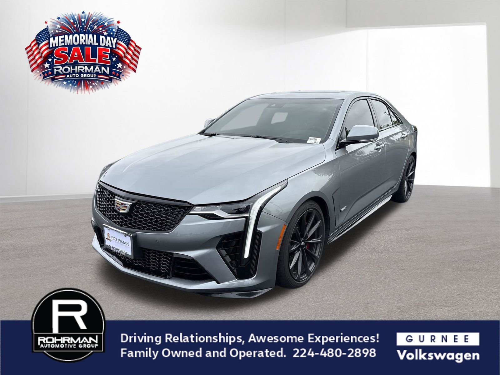 Used 2023 Cadillac CT4 V Blackwing w/ Technology Package RWD image 1
