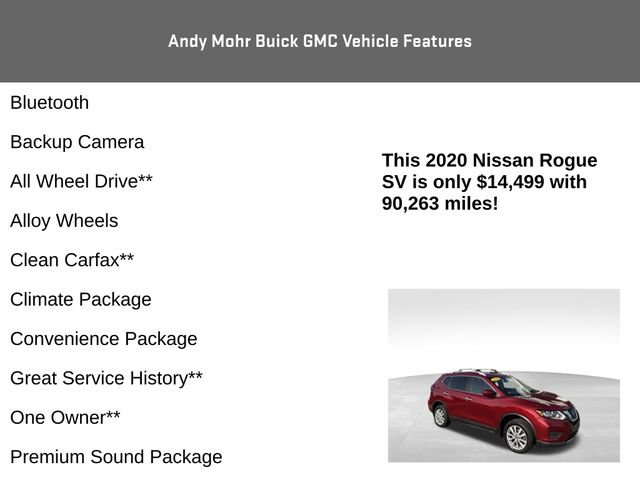 Used 2020 Nissan Rogue SV AWD/4WD image 4