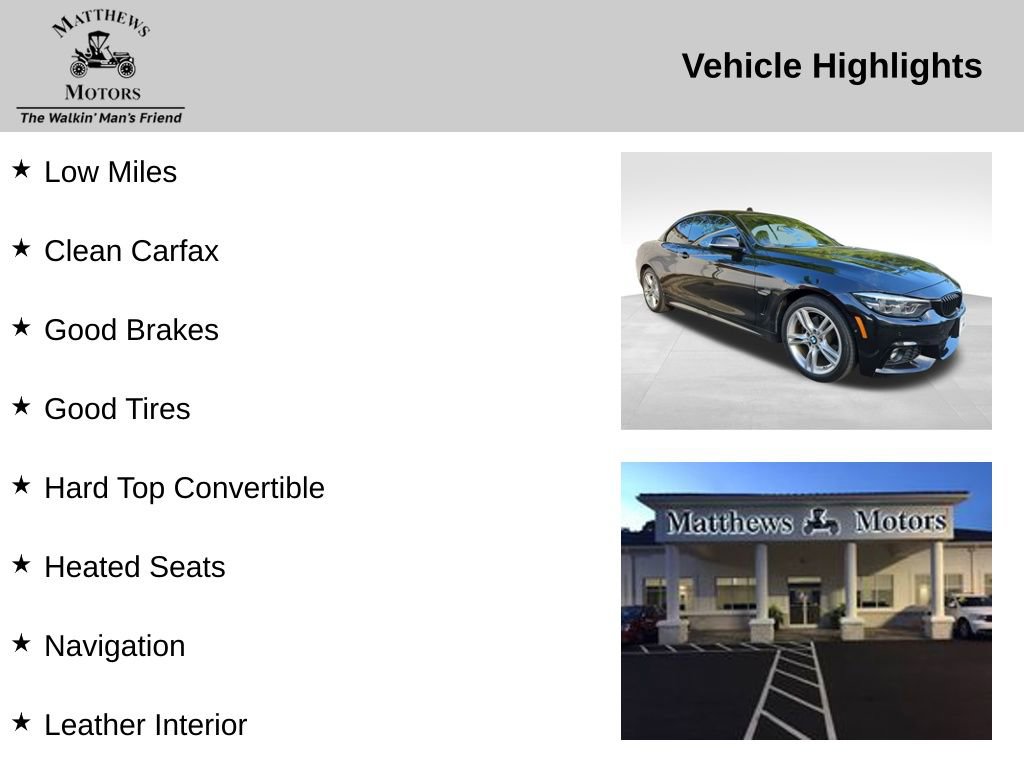 Used 2018 BMW 430i xDrive Convertible image 11