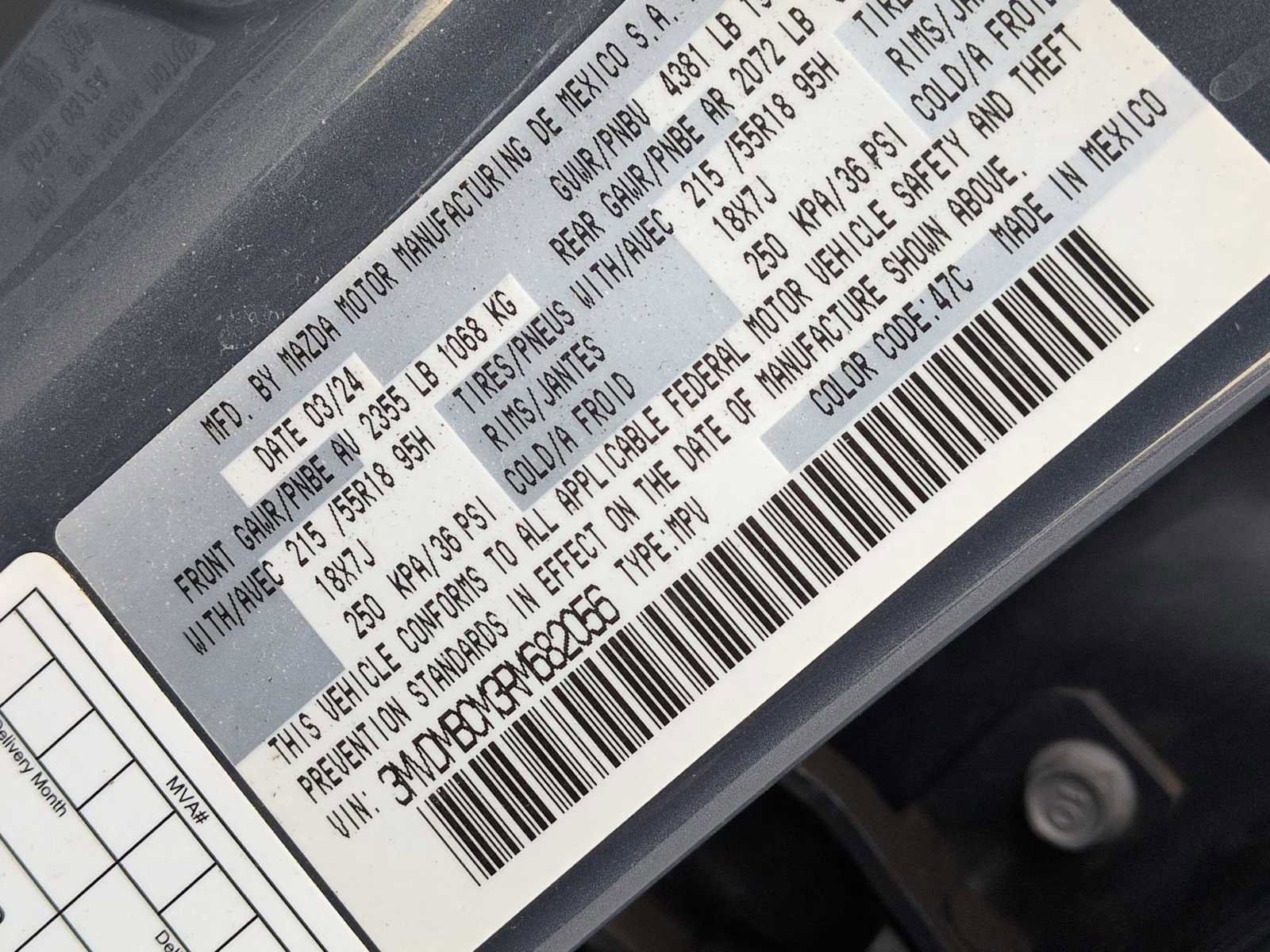 Used 2024 MAZDA CX-30 AWD 2.5 S w/ Preferred Package image 54