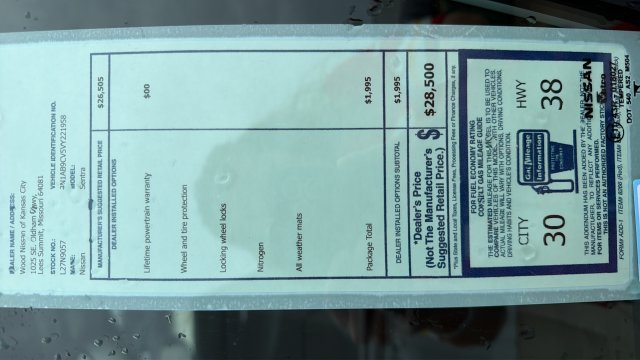 New 2027 Nissan Sentra SV w/ SV Convenience Package FWD image 38