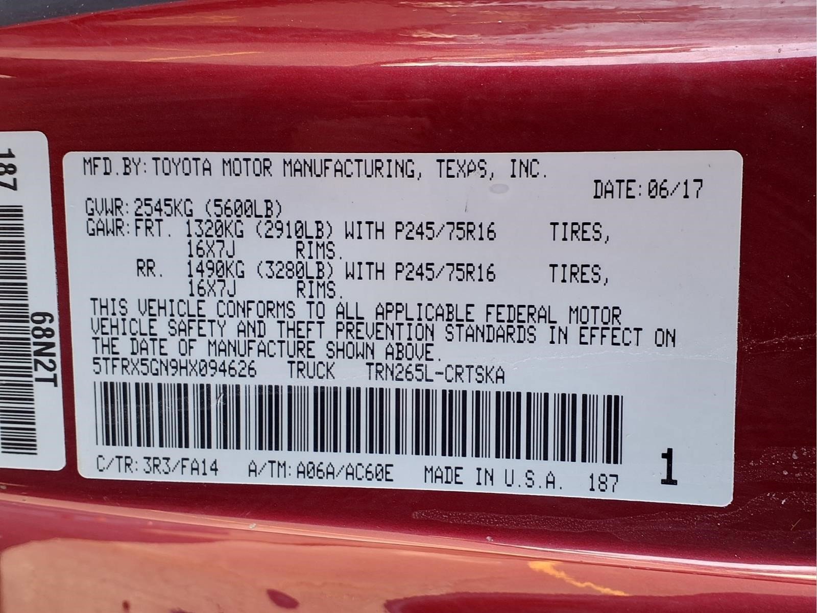 Used 2017 Toyota Tacoma SR image 24