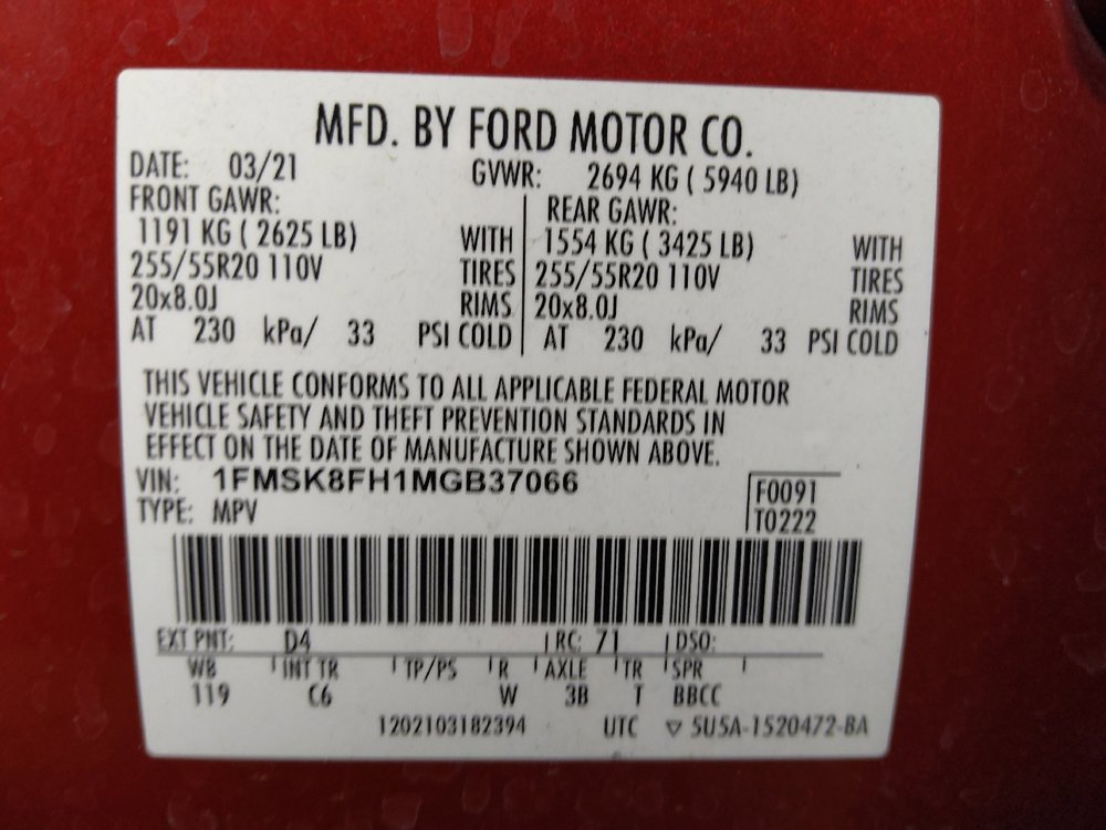 Used 2021 Ford Explorer Limited AWD/4WD image 33