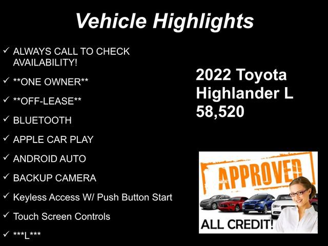 Used 2022 Toyota Highlander L image 9