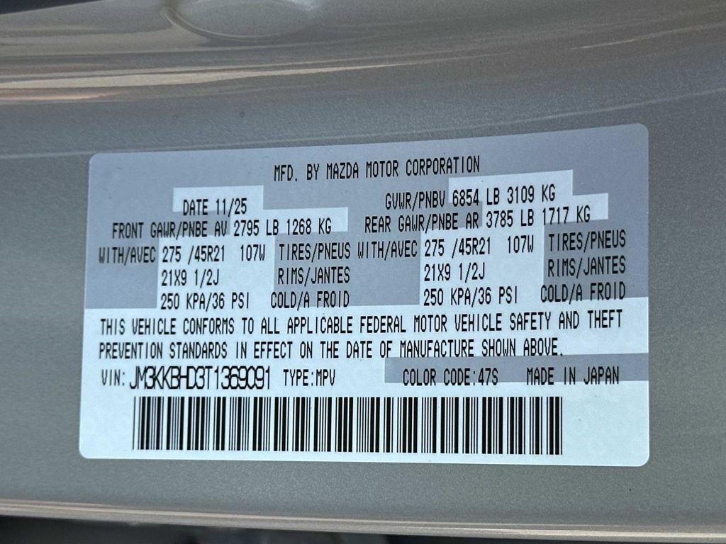 New 2026 MAZDA CX-90 3.3 Turbo w/ Preferred Package AWD/4WD image 32
