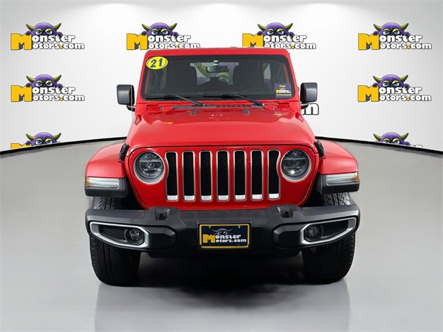 Used 2021 Jeep Wrangler Unlimited Sahara w/ Uconnect 4C Nav & Sound Group image 2