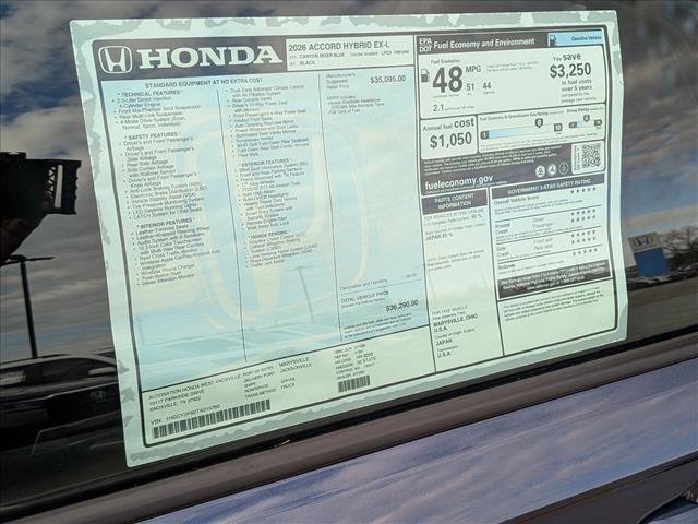 New 2026 Honda Accord EX-L image 17