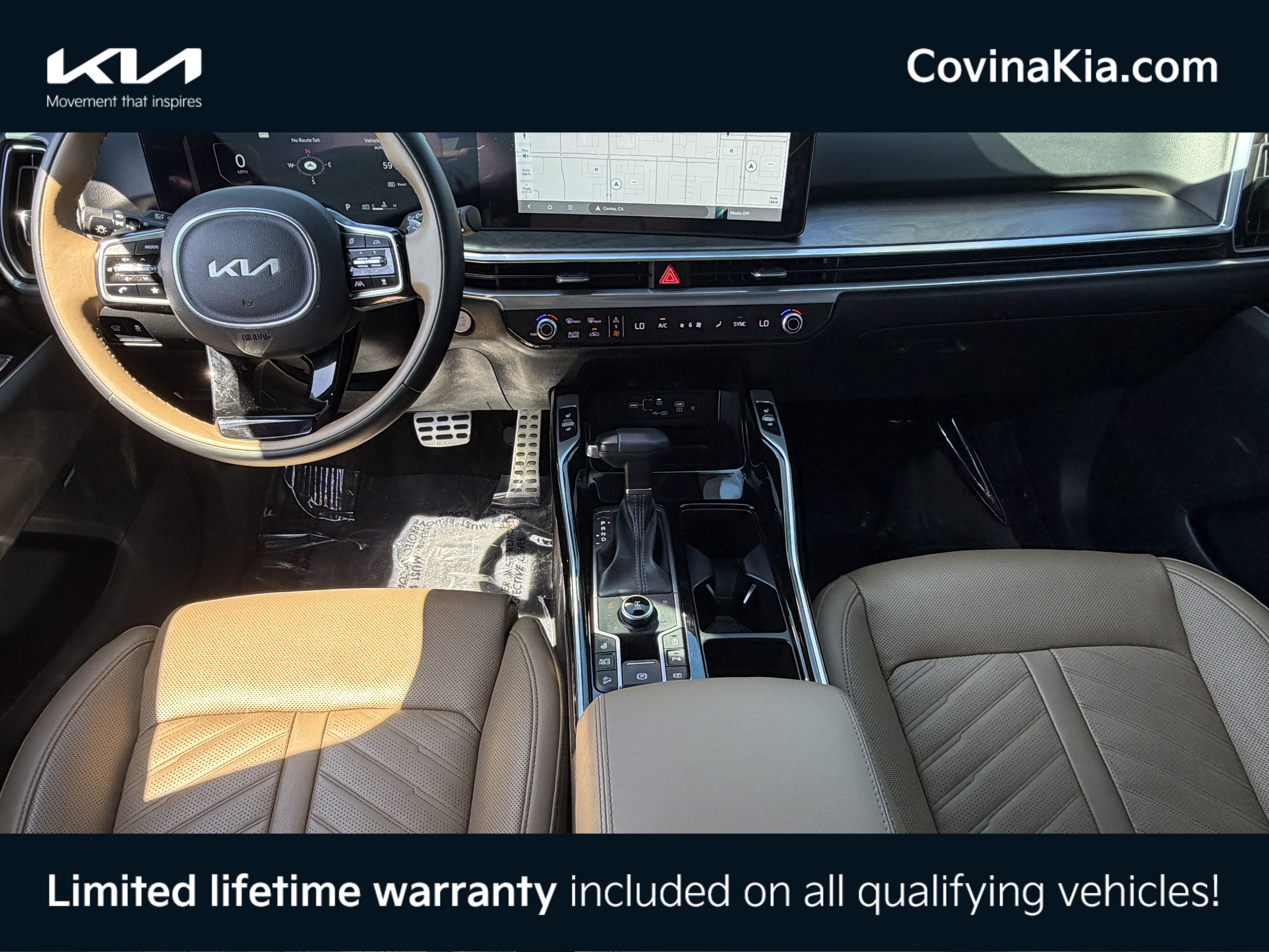 Certified 2025 Kia Sorento SX Prestige w/ Olive Brown Leather Package AWD/4WD image 27