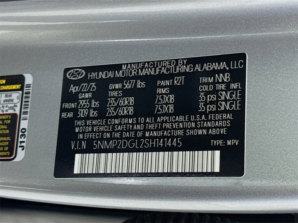 Certified 2025 Hyundai Santa Fe SEL image 38