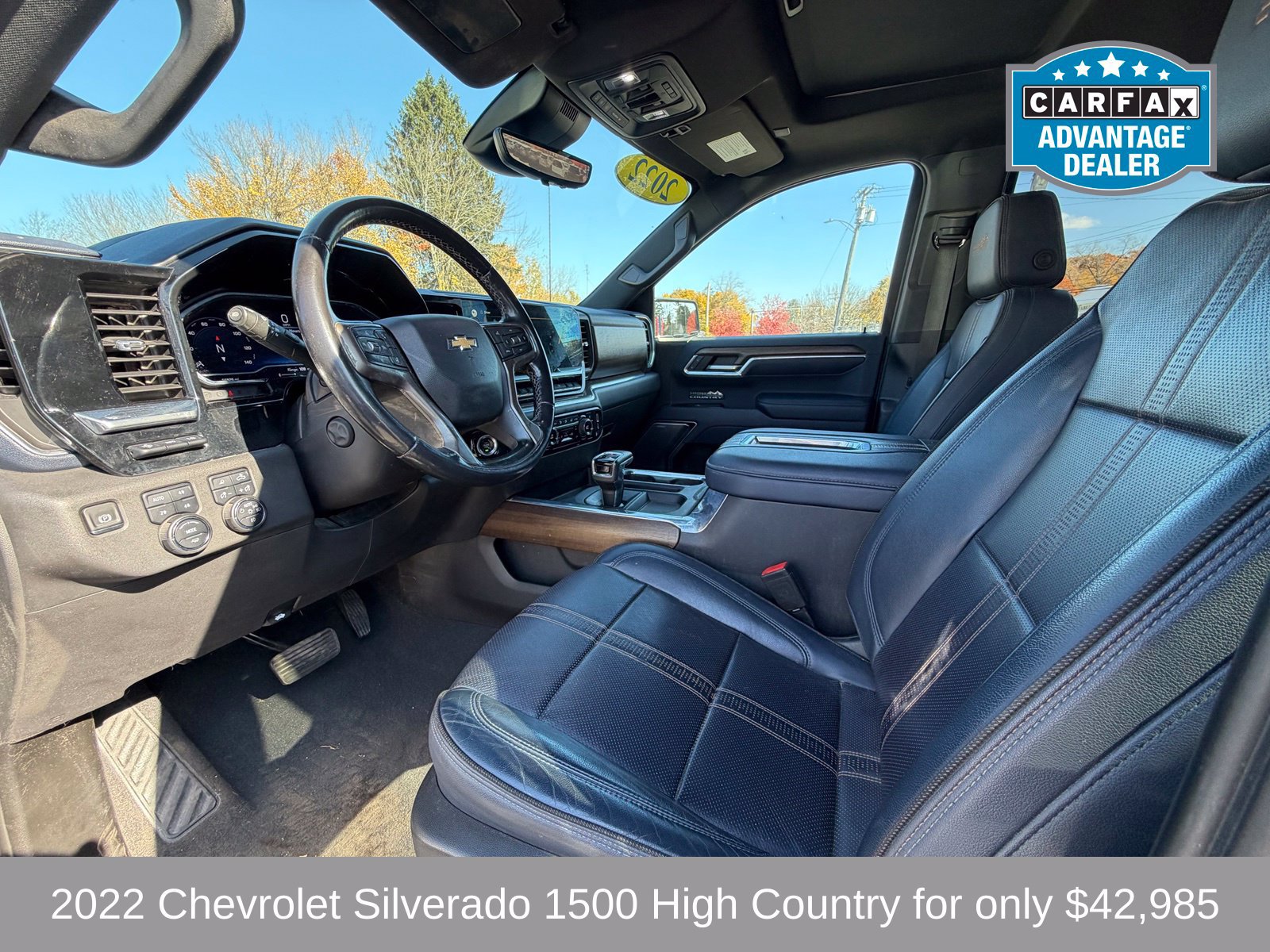 Used 2022 Chevrolet Silverado 1500 High Country w/ High Country Premium Package AWD/4WD image 12