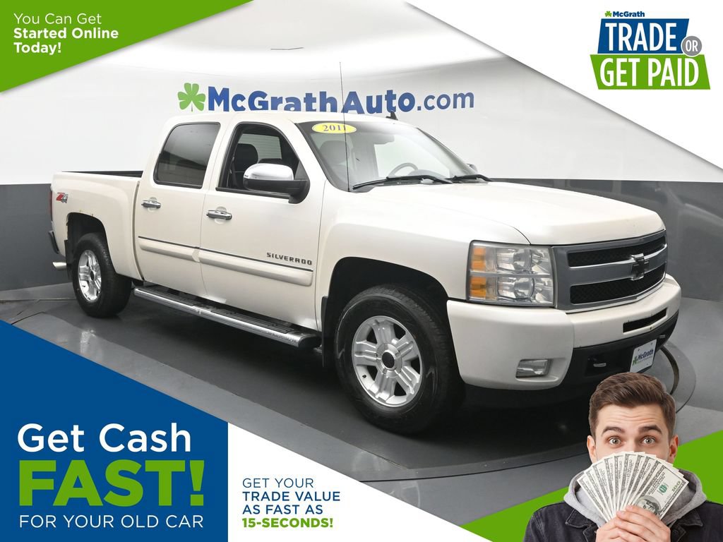 Used 2011 Chevrolet Silverado 1500 LTZ w/ LTZ White Diamond Edition AWD/4WD image 1