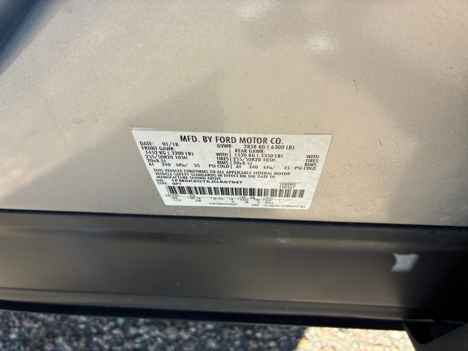 Used 2018 Ford Explorer Sport w/ Equipment Group 401A AWD/4WD image 23