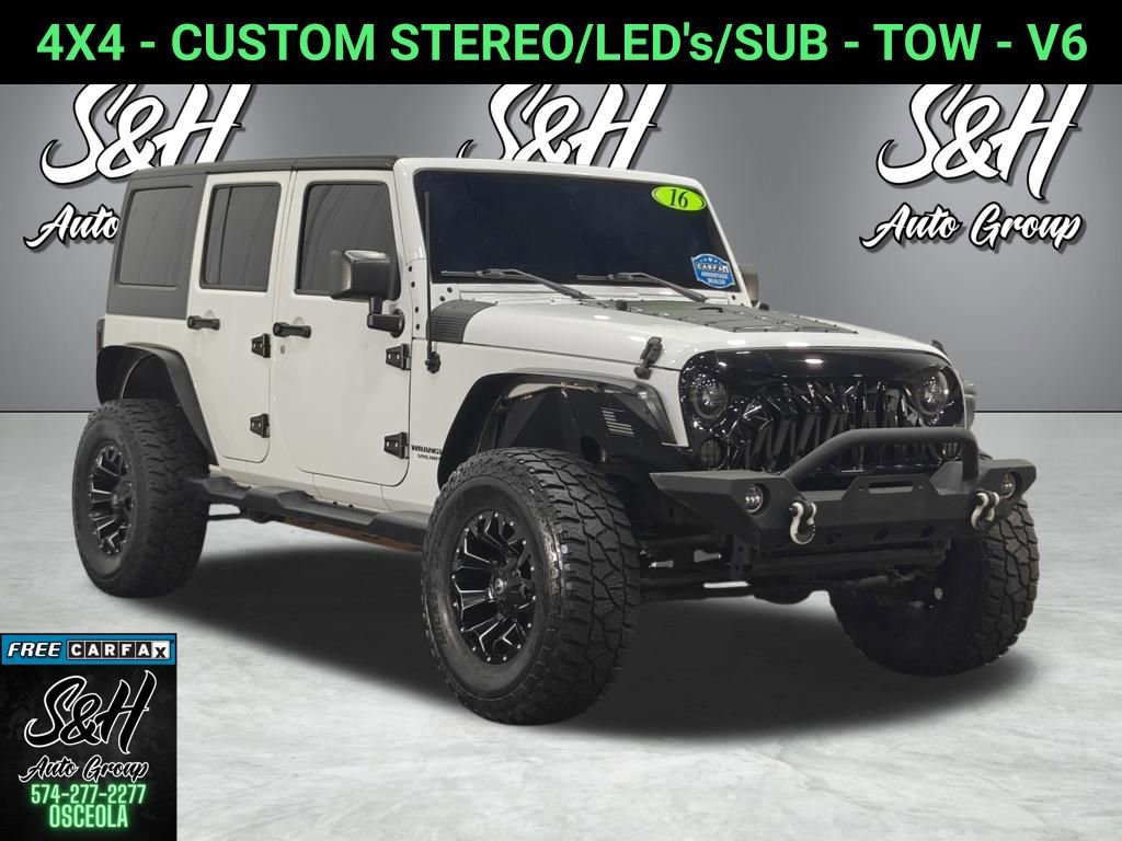 Used 2016 Jeep Wrangler Unlimited Sahara w/ Trailer Tow Group image 1
