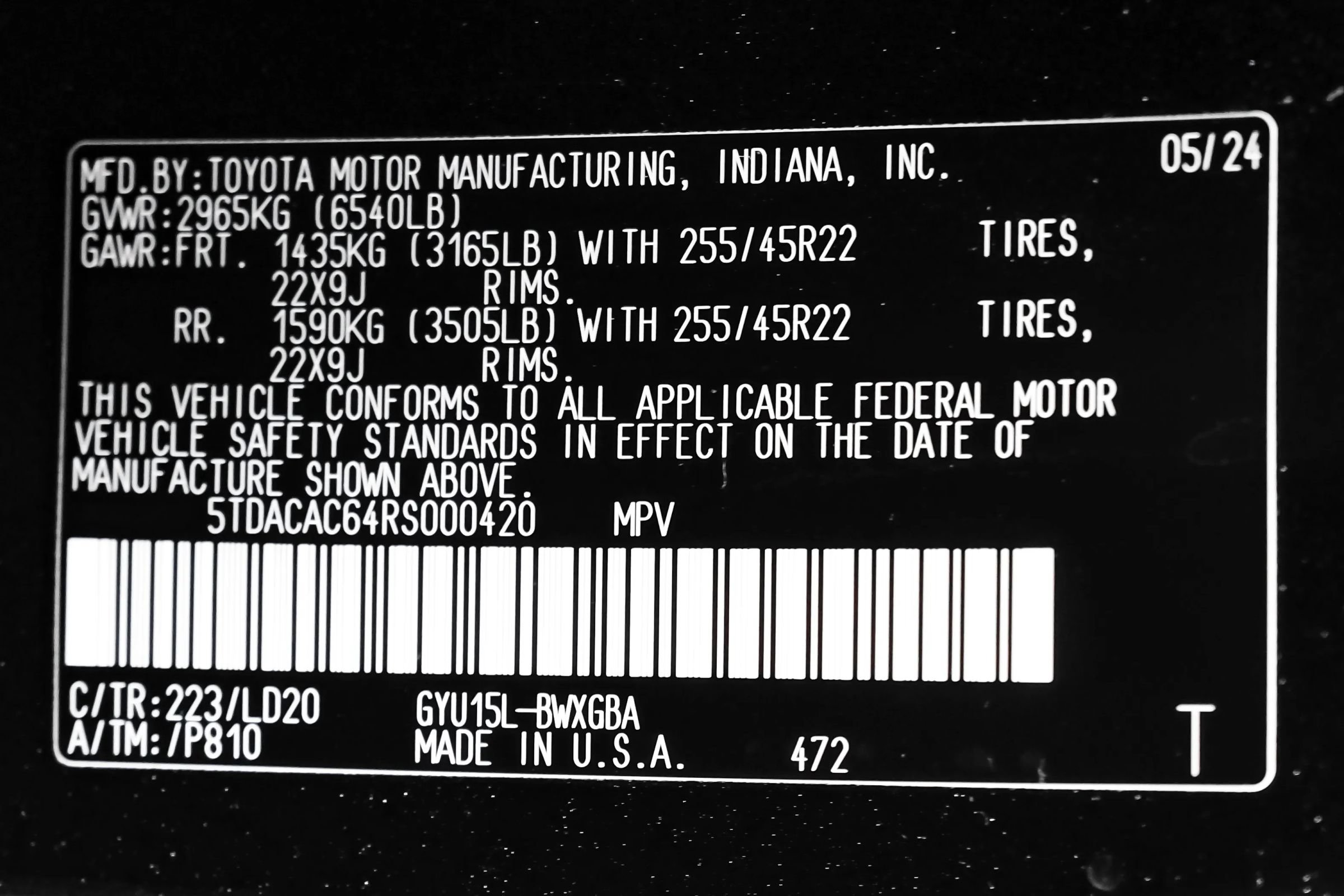 Used 2024 Lexus TX 550h AWD Plug-In Hybrid w/ Technology Package image 79